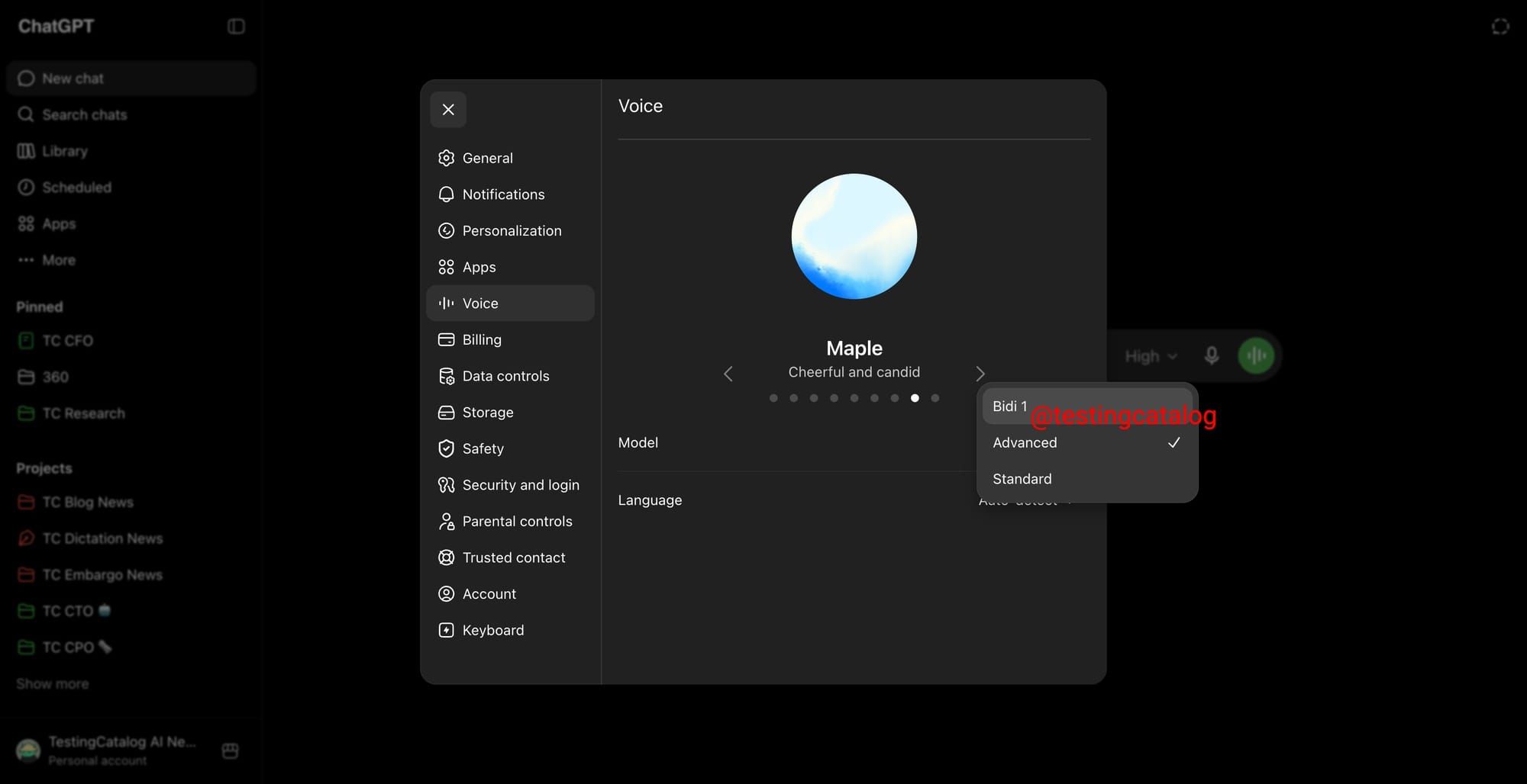 OpenAI Quietly Tests Bidi 1, Its First Bidirectional Voice Model for ChatGPT