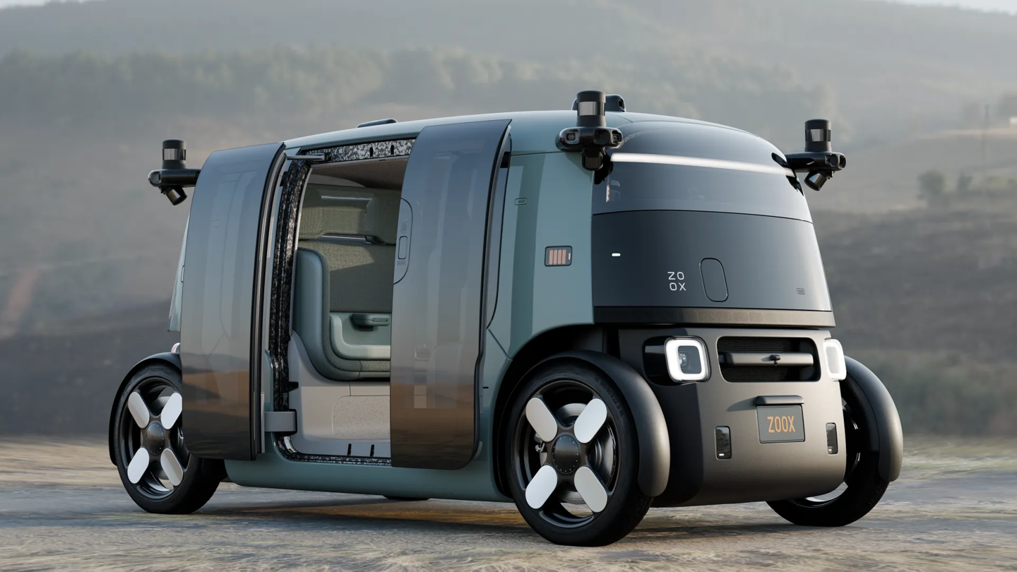 Amazon's Zoox Unveils Upgraded Robotaxi with Starlight Headliner and Face-to-Face Seating