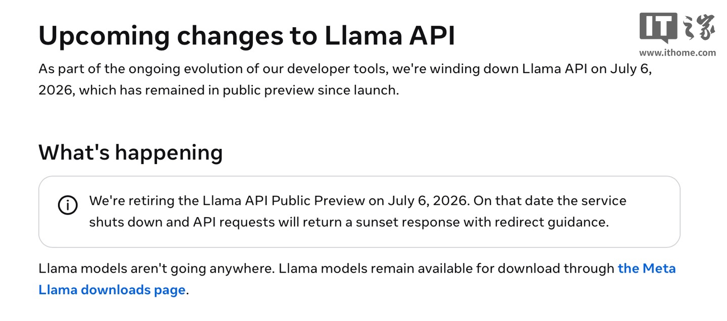 Meta is Shutting Down Its Llama API — Here's What Developers Need to Know