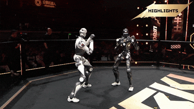 Humanoid robots are fighting each other in a real-life league — and one kept punching after its head fell off